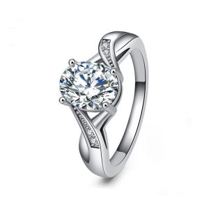 Diamond Proposal Smooth Fashion Ring