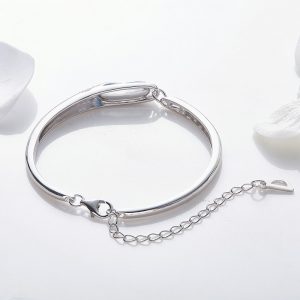 Joyeria women pulseras de cristal pulseras de plata 925